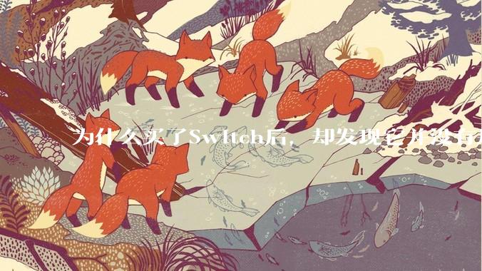 为什么买了Switch后，却发现它并没有那么好玩？
